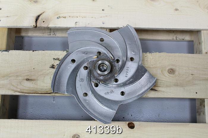 Used Goulds 3196 1.5x3x13 5-Vane CF8M Pump Impeller #41339