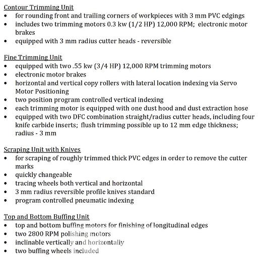 Used 2010 Brandt Ambition 1650 Edgebander