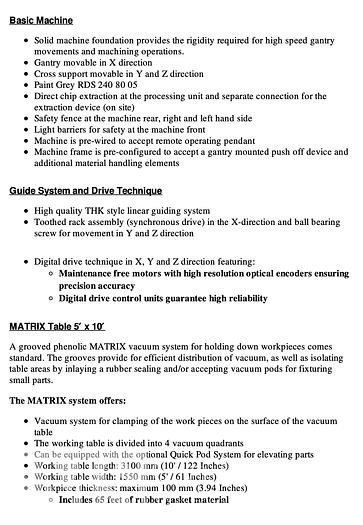 Used 2016 Weeke Vantech 5x10 CNC Router with Offloading