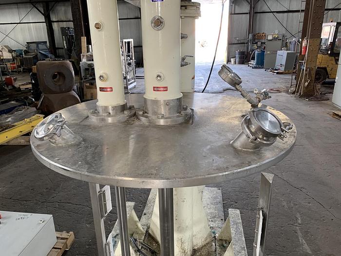 Used 200 GALLON ROSS MULTI-SHAFT MIXER - MODEL CDA-200 - S/S - VACUUM - JACKETED