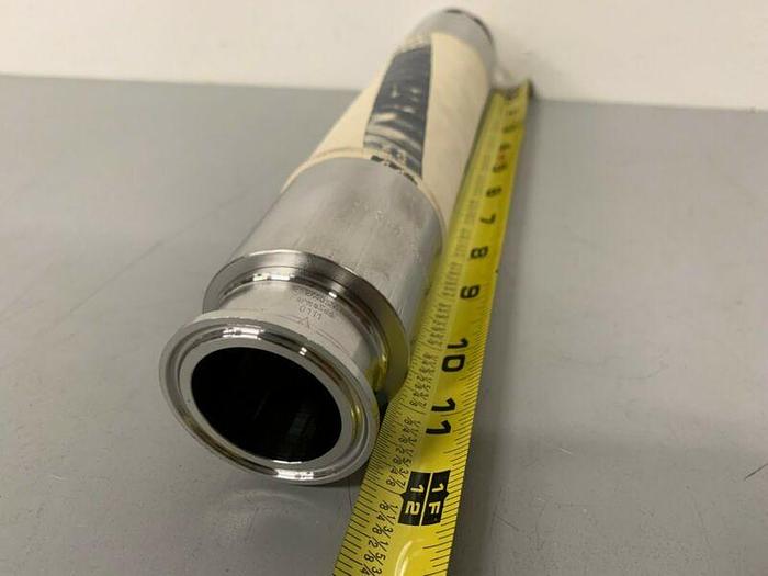 Used PermaSeal 12" Hose w/ 1 1/2" Sanitary Fittings