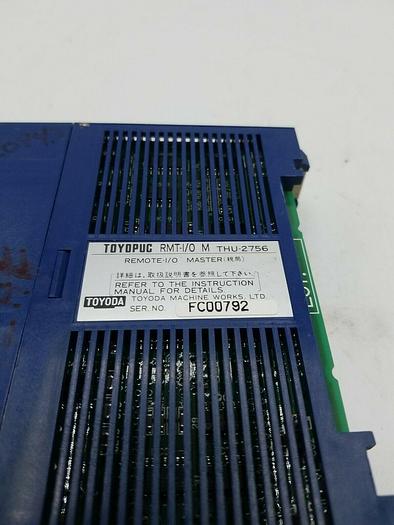 Used TOYODA TOYOPUC RMT-I/O M THU-2756 REMOTE MODULE