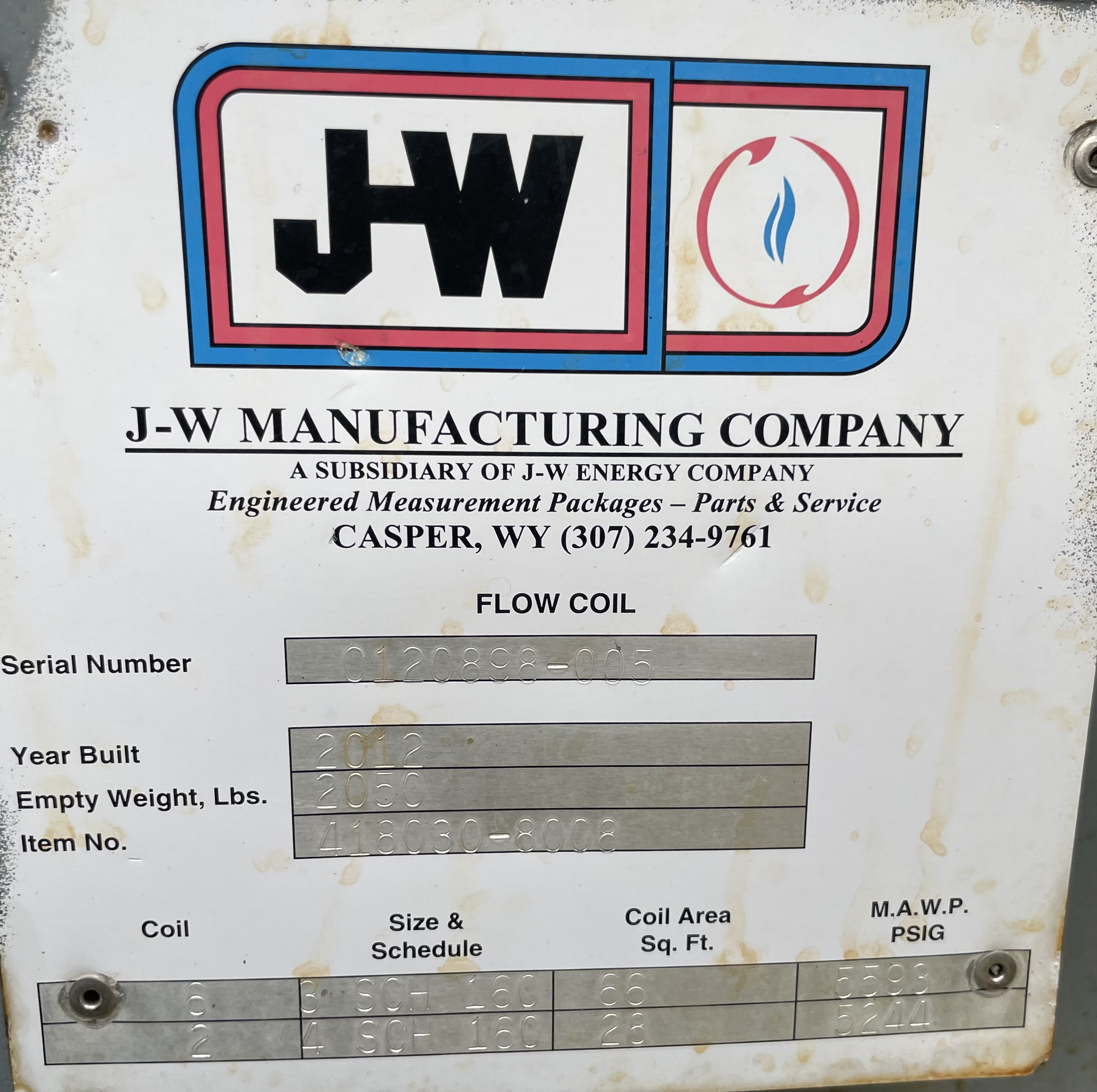 Used GPU, Single, 24"x12', 1440, 1 mmbtu