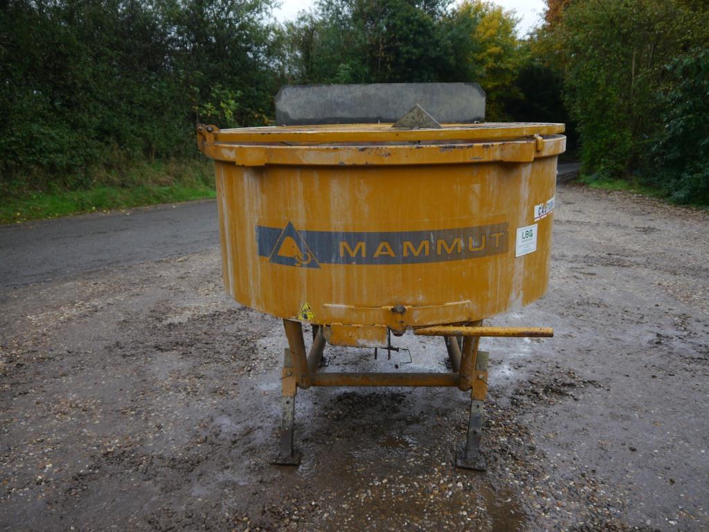 Used Mammut TM150 Pan Cement Mixer