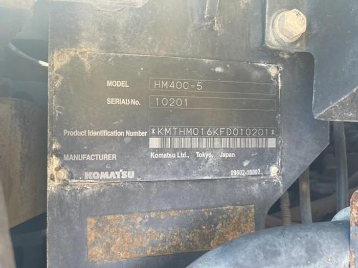 Used 2016 Komatsu HM400-5