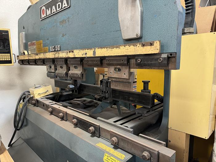 Used Amada RG 50 CNC Press Brake, 55 Ton Cap x 6.5'