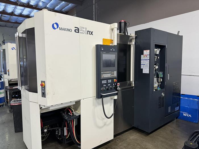 Used 2022 MAKINO MDL A51NX CNC HORIZONTAL MACHINING CENTER