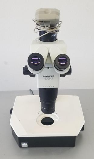 Used Olympus SZX12 Laboratory Microscope w/VWR V10MP Microscope Camera - DF PLAPO 1X PF Lenses & WHS10X-H/22 (Eyepiece) TESTED/CALIBRATED