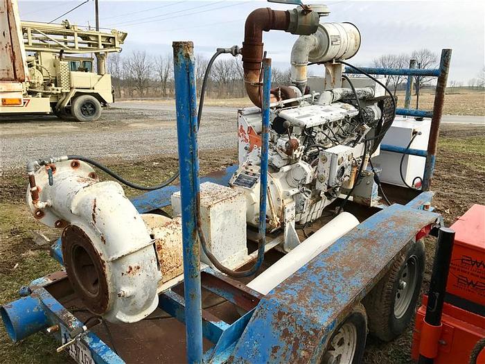 Used 0 Deutz 6-cylinder Diesel Engine & 6”x8” Transfer Pump - Sold