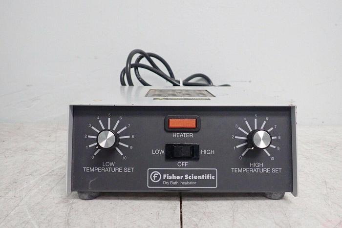 Used Fisher Scientific 11-718 Dry Bath Incubator w/ 24-Well Heat Block