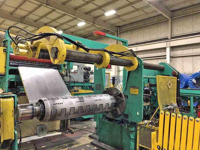 Used 60" Stamco Slitting Line for Steel and Aluminum: S-297