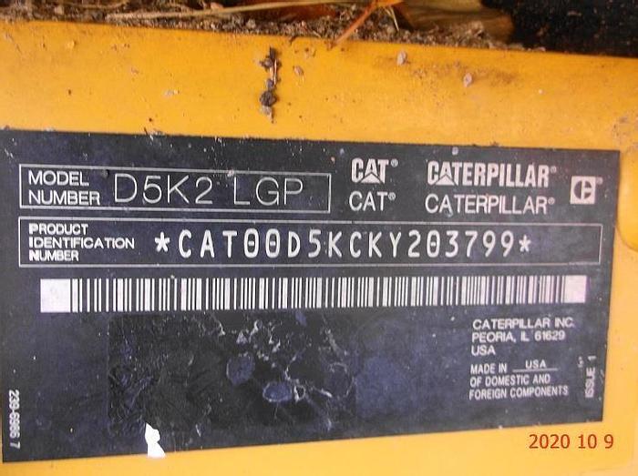 Used 2018 CATERPILLAR D5K2 LGP