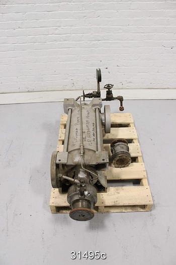 Used Carver RS9-CCG-CBA-777  8-Stage High Pressure Feed Water Pump #31495