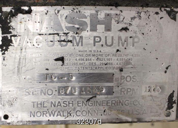 Used Nash TC-5 Vacuum Pump #32307