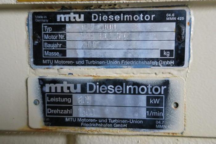 D'occasion 2002 MTU KVA: 830