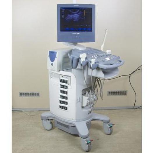 D'occasion ECHOGRAPHE SIEMENS ACUSON X300 AVEC 4 SONDES ET ECRAN PLAT
