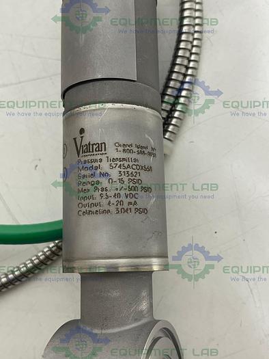 Viatran 574ACDX568 Pressure Transmitter 0-15 PSI w/ PIC S19T4.B131