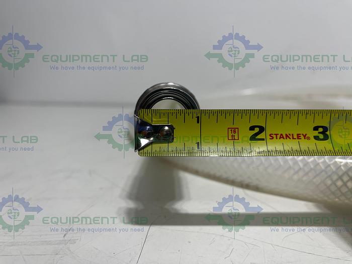 Used Saint Gobain 23035763 Pure Fit 96" Hose w/ 3/4" to 1 1/2" Sanitary Fitting 90PSI