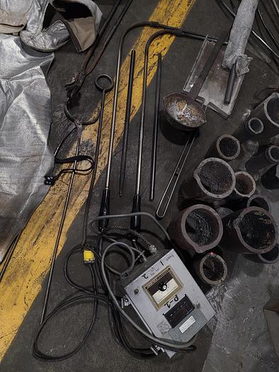 Used Speedy Melt Gas Fired Metal Melting Furnace with Accessories