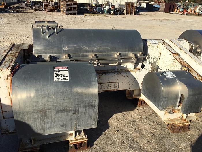 Used Centrifuge, Decanter, Sharples, Mdl P3400, S/st, 40 HP, (2) #D742258