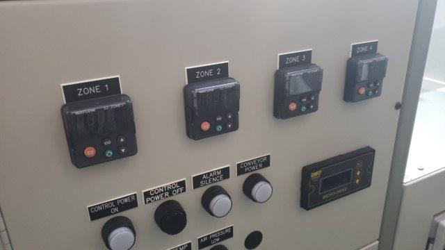 Used 2014 Schmid 4 zone digital controlled conveyor reflow oven