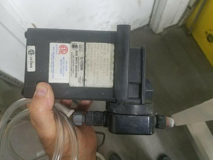 Used Chem-Feed C-1500N Feed Metering Pump 3.1 OZ / Min. 110V