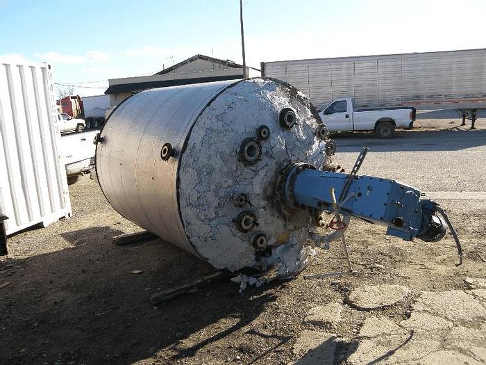 Used 1,000 GALLON ALLOY FAB REACTOR – 75/FV/75 PSI JACKET