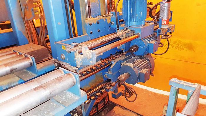 Used Hundegger K2-4 BHF joinery line  for log house production