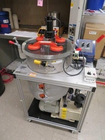 Refurbished LACO VDS-1P25879 vacuum degassing system with stirrer motor