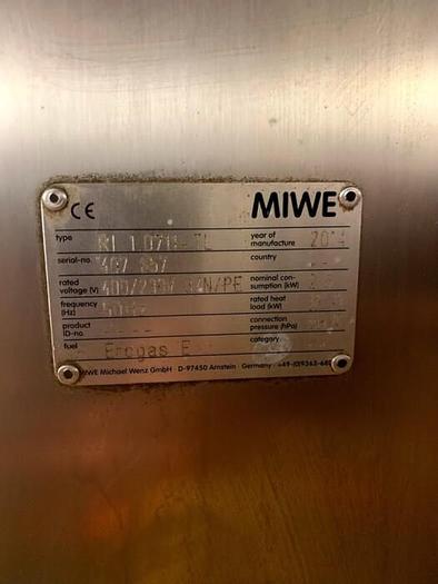 Used MIWE RACK OVEN – MODEL RI 1.0711-TL