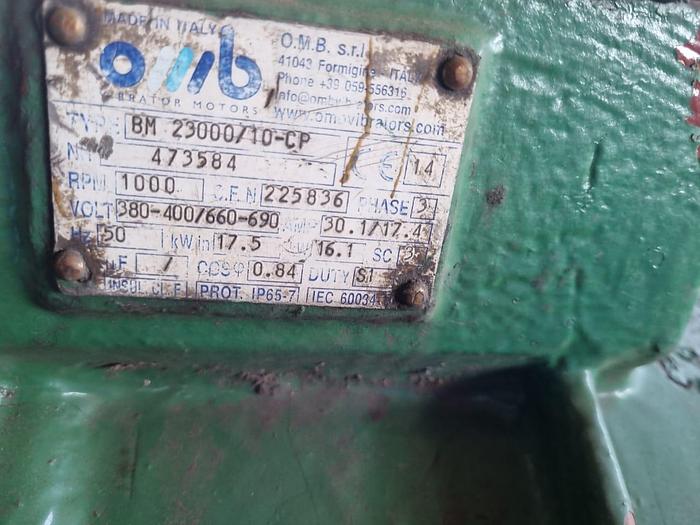 Used 17.5 KW OBM VIBRATING MOTOR