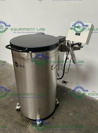 Used CHART MVE 511F Liquid Nitrogen Cryogenic Storage Tank w/ TEC 2000