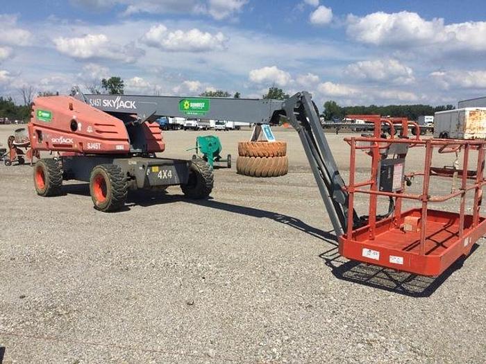 Used 2015 Skyjack SJ45T Straight Boom Lift, 4 x 4 Diesel