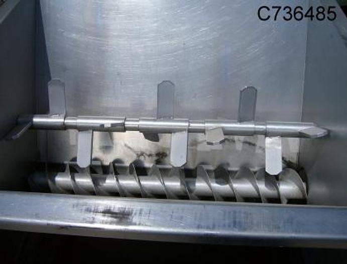 Used Extruder, Mixer, 6", S/st, 10 HP, Pasta #C736485