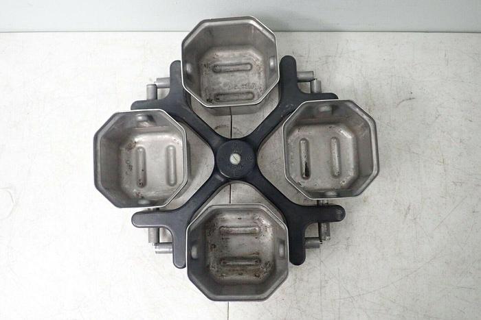 Used Beckman TH-4 7-84 4-Place Centrifuge Rotor with (4) 541 GMS 7-84 Buckets