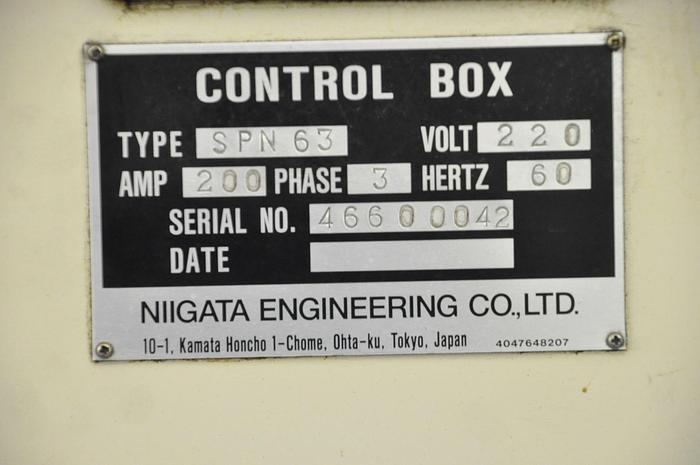 Used 1999 Nigata SPN63