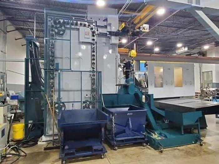 2018 Kuraki Horizontal Boring Mill, Model KBT 13A, Table 71" X 87", X Travel 118.5", Y Travel 79", Z Travel (Quill) 27.5"  W Travel 63", 40 HP, 3000 RPM,  Fanuc 31i-B5