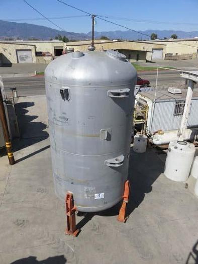 Used Tank, 7,000 Gallon, S/st, 150 PSI, Full Vac, 9' x 13',Tank, 7,000 Gallon, S/st, 150 PSI, Full Vac, 9' x 13', #D742573