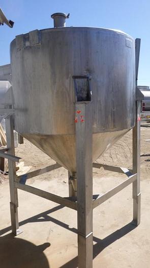 Used Tank, 400 Gallon, 304 S/st,53" X 34", CB, #S743647