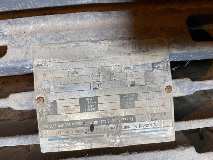 Used 50 HP MOTOR WITH GOULDS PUMP