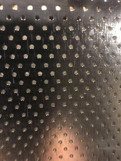 Used AFT Vibrating screen plate 2.00MM dia. holes Unused
