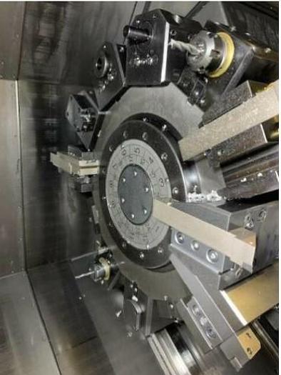 Used 2017 HWACHEON CUTEX 180AL YSMC CNC Turning Center with Live Tooling Y-Axis Sub Spindle & Bar Feeder