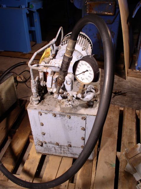 Used 7.5 HP Oilgear Hydraulic System; 4,000 psi; 6.0 gpm; PVQ