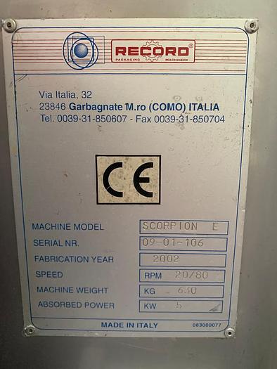 Used RECORD SCORPION FLOWRAPPER