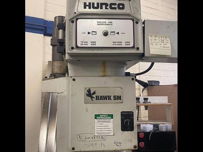 Used 1995 Hurco Hawk 5M CnC Toolroom Milling Machine