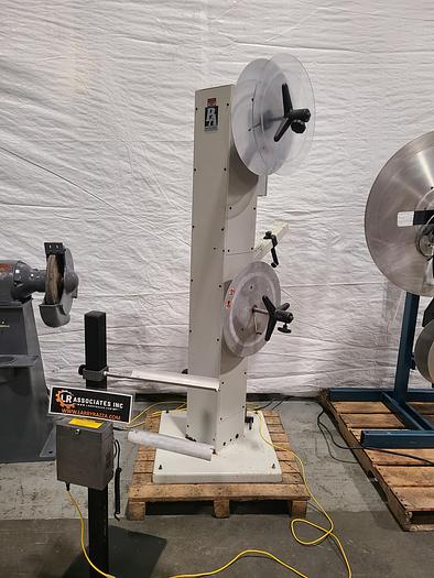 Used P/A Industries Dual Motorized Stock Feed Reels with Antenna Feed Control