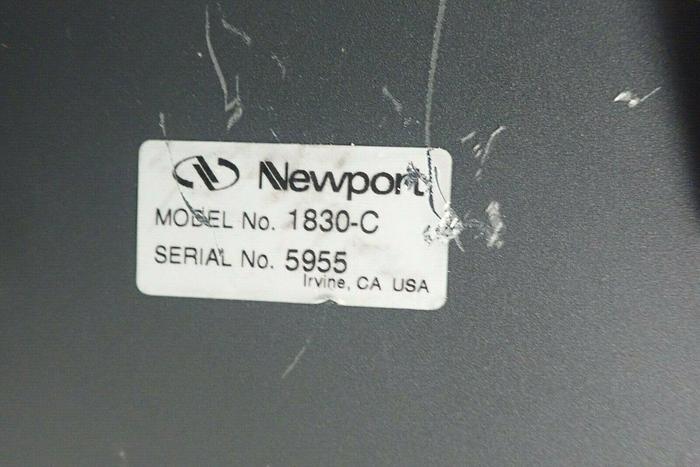 Used Newport Model 1830-C Optical Power Meter with 818-SL Photodetector