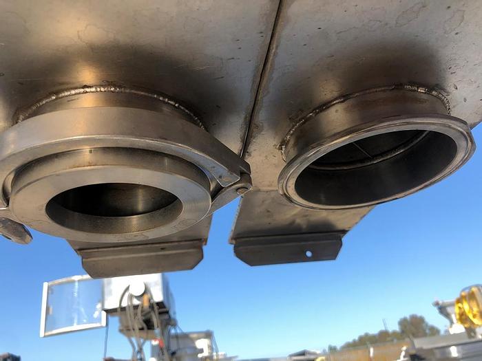 Used Filler, Auger, 8-Head, S/St, Manual Slide Gate, 1 HP #S743786