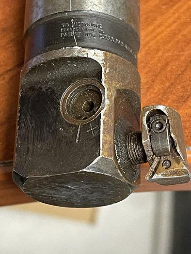 Used USED-TSD MICROBORE SS12GA-S172-080 ADJUSTABLE BORING HEAD / OVERALL LENGHT OF TOOL 6" / SHANK DIA. 1-1/4"