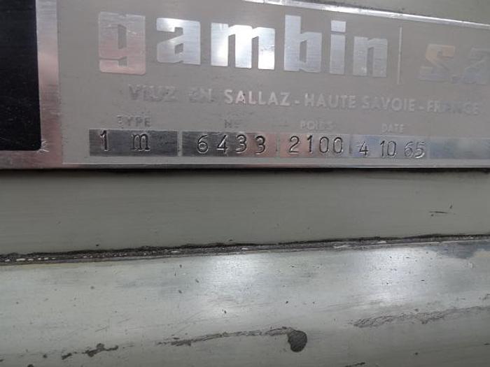 D'occasion Fraiseuse GAMBIN